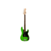 59677bf1228312ba84fa338a3a0bd8ee.png Squier Limited Edition Sonic Precision Bass Guitar w/Black Pickguard, Laurel FB, Lime Green
