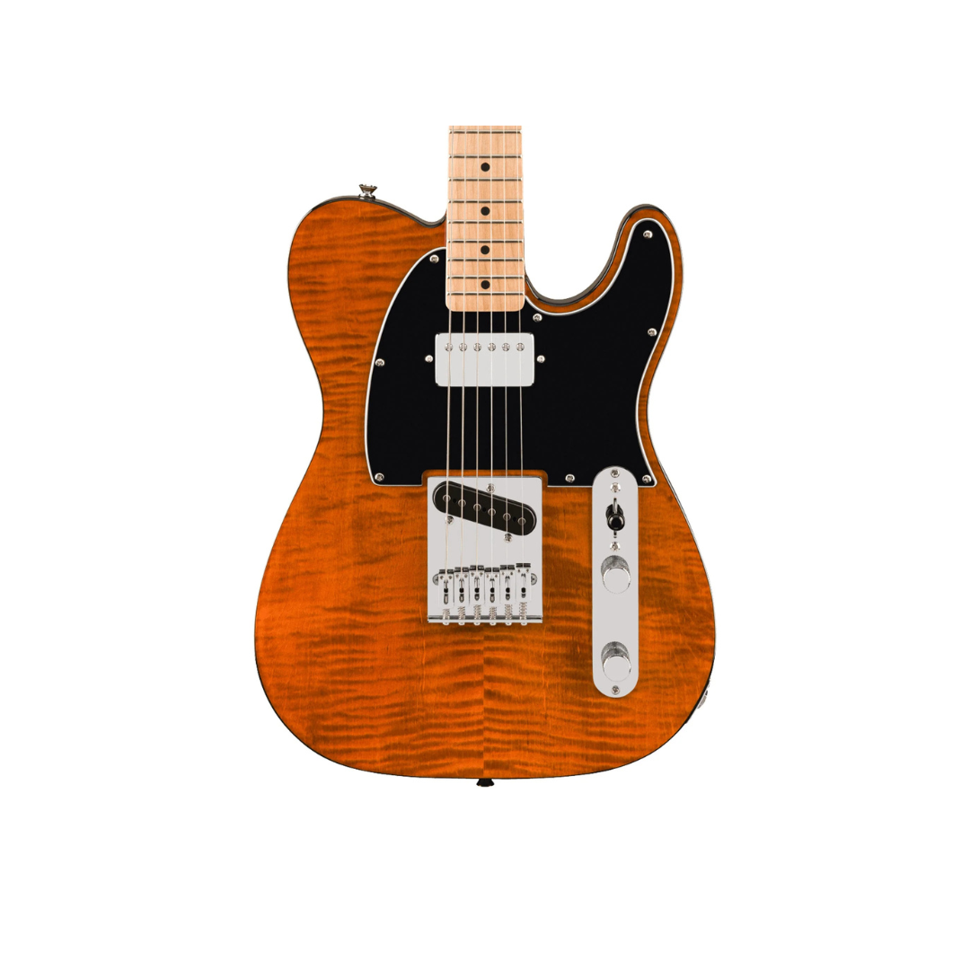 Squier Affinity Series Telecaster FMT SH Electric Guitar, Maple FB, Mocha