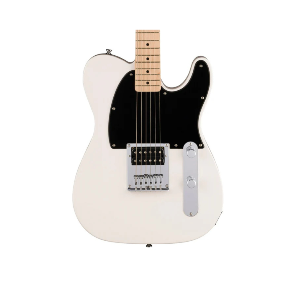 Squier Sonic Esquire H Electric Guitar w/Black Pickguard, Maple FB, Arctic White