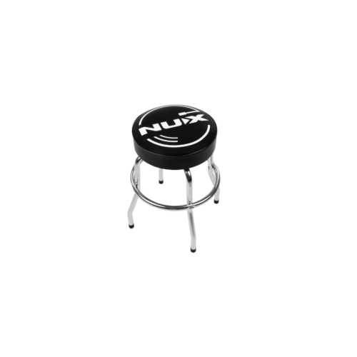 Nux NLS-BST Barstool 24 Inch Stool with White Logo (NLS BST)