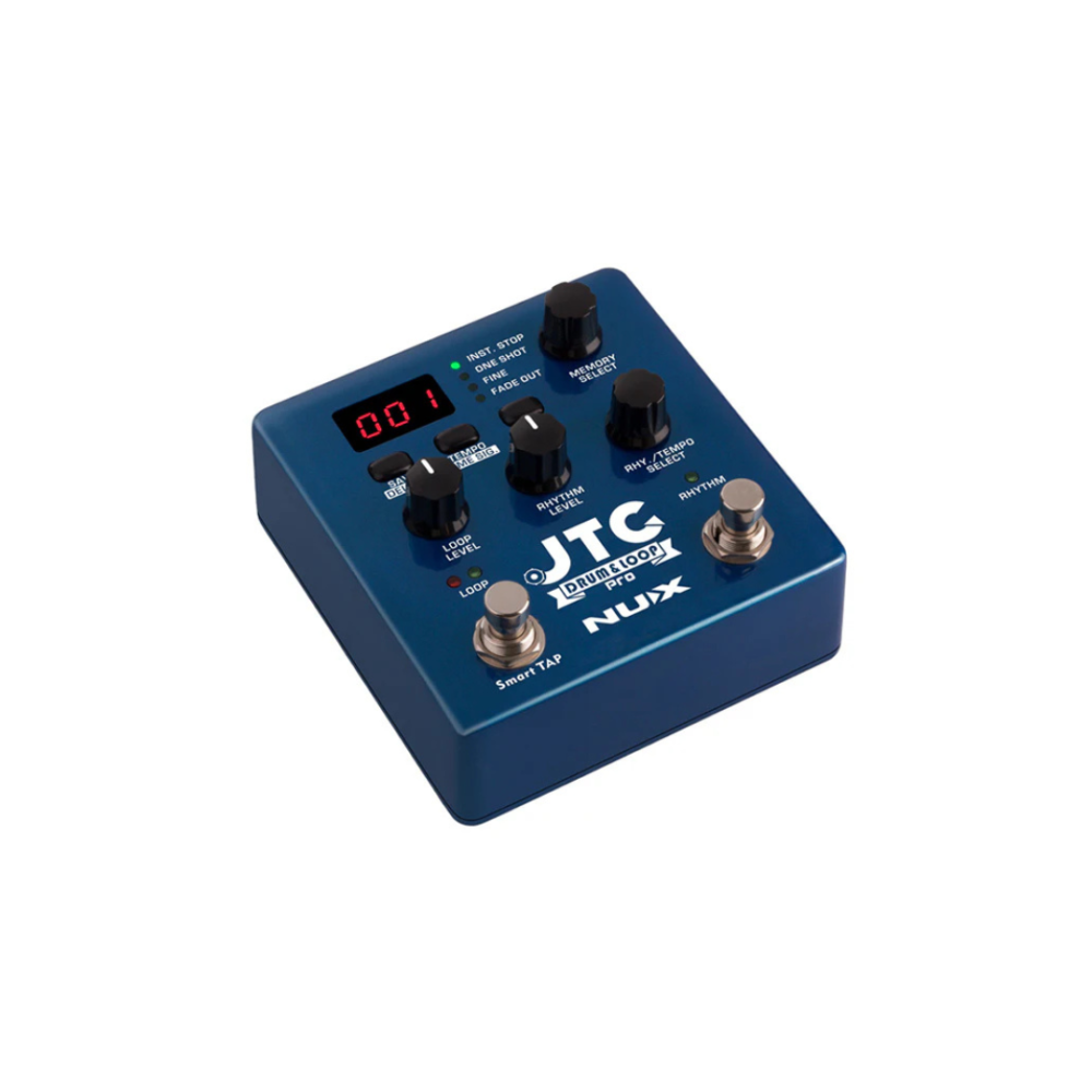NUX NDL‑5 JTC Drum & Loop Pro – Dual Switch Looper Guitar Effects Pedal with Drum Machine & Looping Functions
