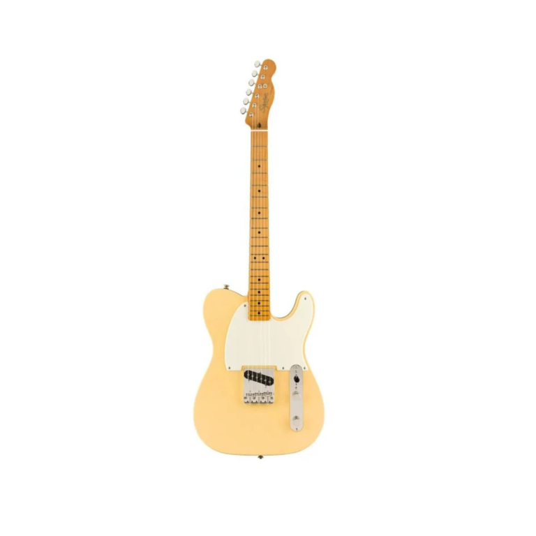 Squier FSR Classic Vibe 50s Esquire Electric Guitar, Maple FB, Vintage White
