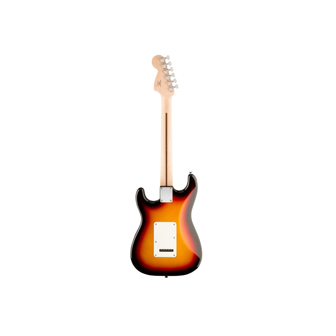 Squier Affinity Series Stratocaster Junior HSS Electric Guitar, Laurel FB, 3-Color Sunburst