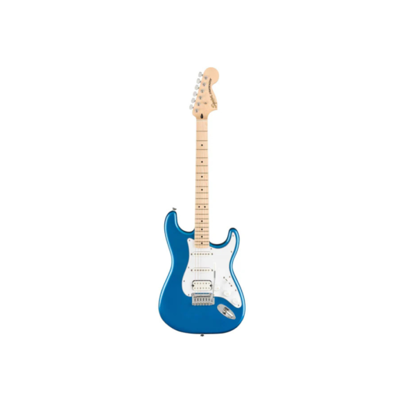 Squier Affinity Series HSS Stratocaster Guitar Pack, Maple FB, Lake Placid Blue, 230V, EU