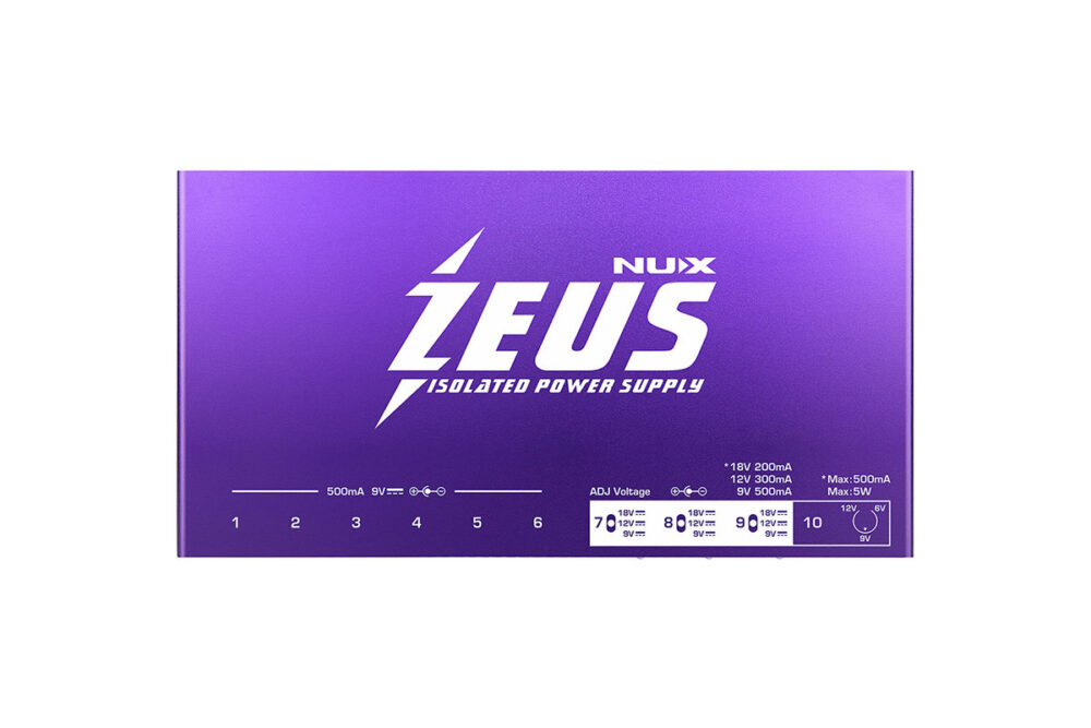 NUX ZEUS NIP-Z10 Guitar Pedal Isolated Power Supply