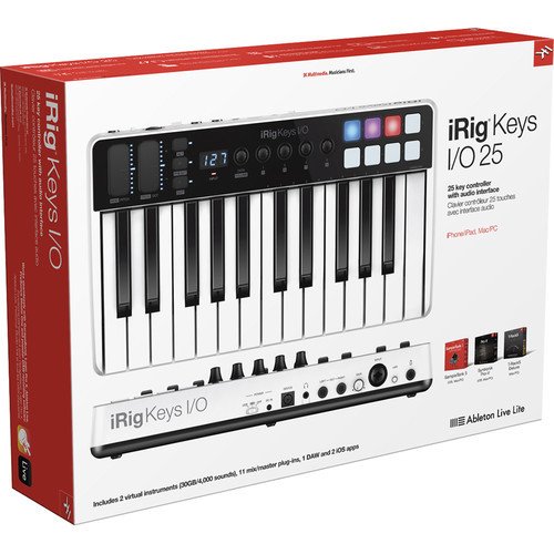 Ik Multimedia Irig Keys I/O 25 - 25-Key Keyboard Controller For Mac & PC W/ Audio Interface