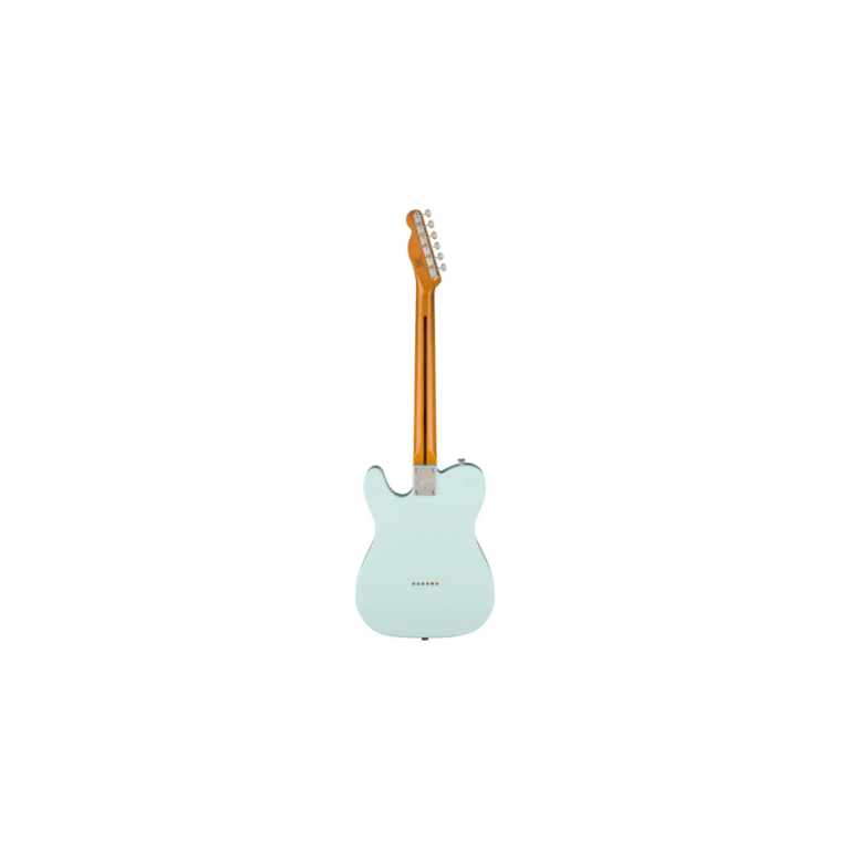 Squier FSR Classic Vibe 60s Telecaster Thinline Electric Guitar, Maple FB, Sonic Blue