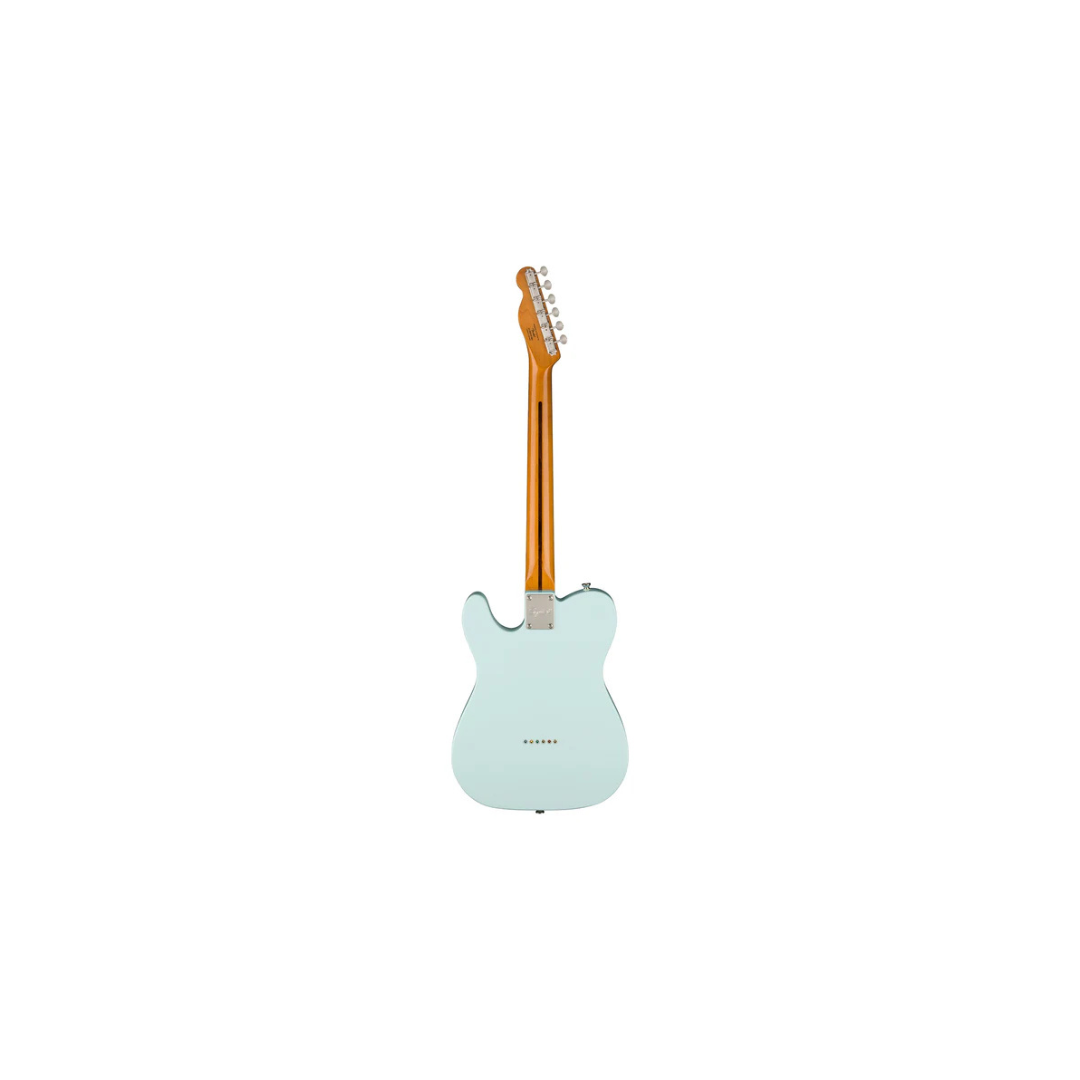 Squier FSR Classic Vibe 60s Telecaster Thinline Electric Guitar, Maple FB, Sonic Blue