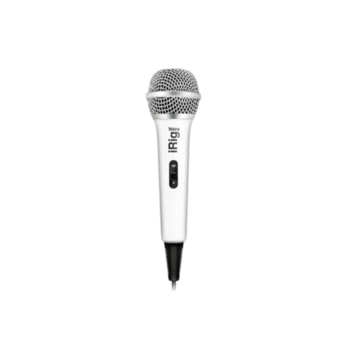 a21005e9c2ed5e1b0e4f32c0a3f19aa5.png IK Multimedia iRig Voice Handheld Microphone, White (For Samsung)