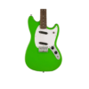 Squier Limited Edition Sonic Mustang Electric Guitar w/White Pickguard, Laurel FB, Lime Green