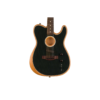 Fender Acoustasonic Player Telecaster Electric Guitar, Brushed Black