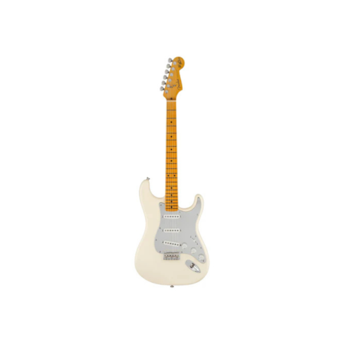 Fender Nile Rodgers Signature Hitmaker Stratocaster Electric Guitar – Olympic White with Chambered Ash Body & Vintage-Style Pickups