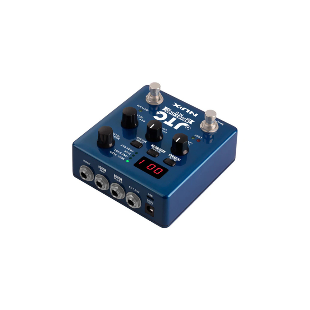 NUX NDL‑5 JTC Drum & Loop Pro – Dual Switch Looper Guitar Effects Pedal with Drum Machine & Looping Functions