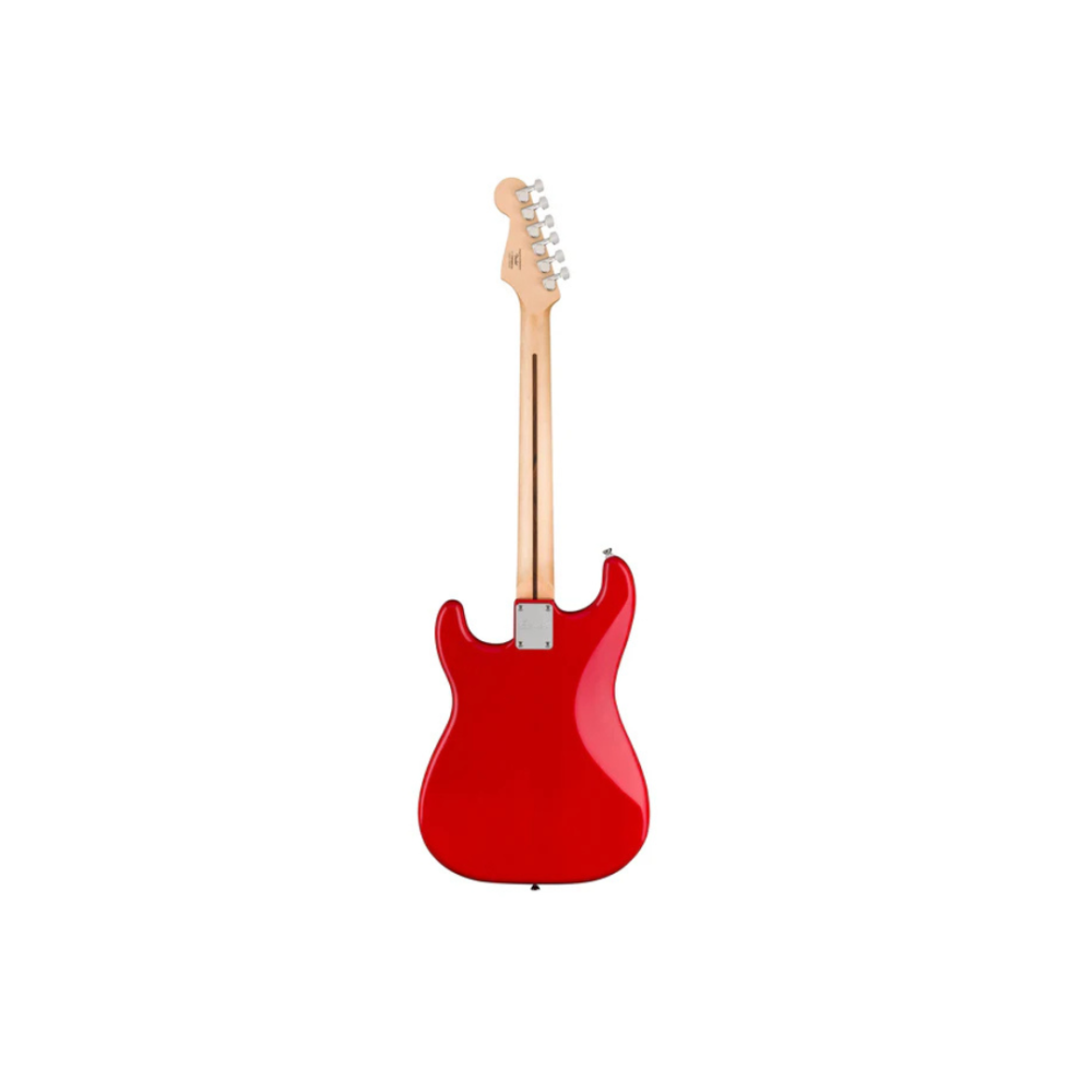 Squier Sonic Stratocaster HT Electric Guitar w/White Pickguard, Laurel FB, Torino Red