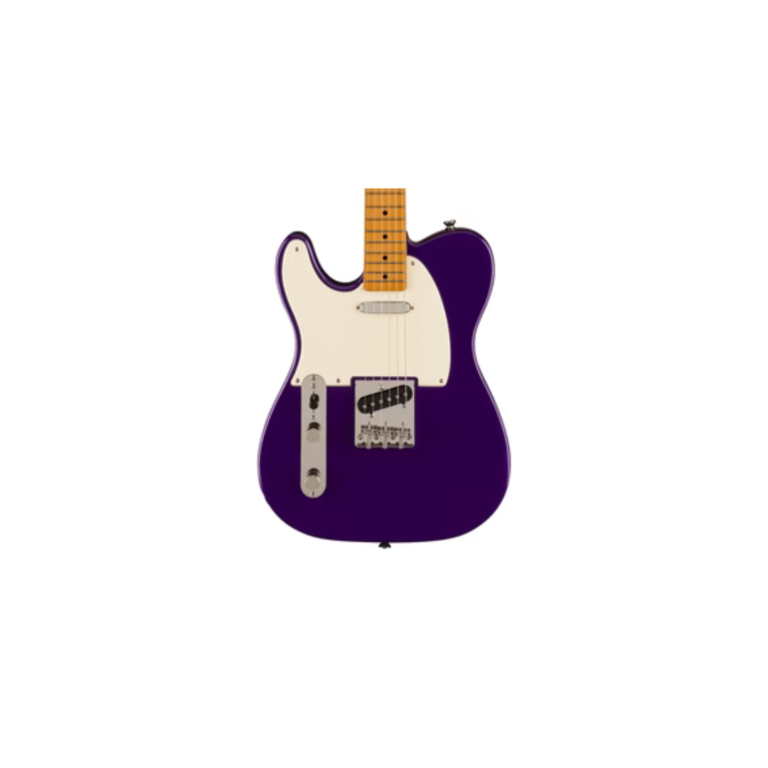 Squier FSR Classic Vibe 50s Telecaster Left-Handed Electric Guitar, Maple FB, Purple Metallic