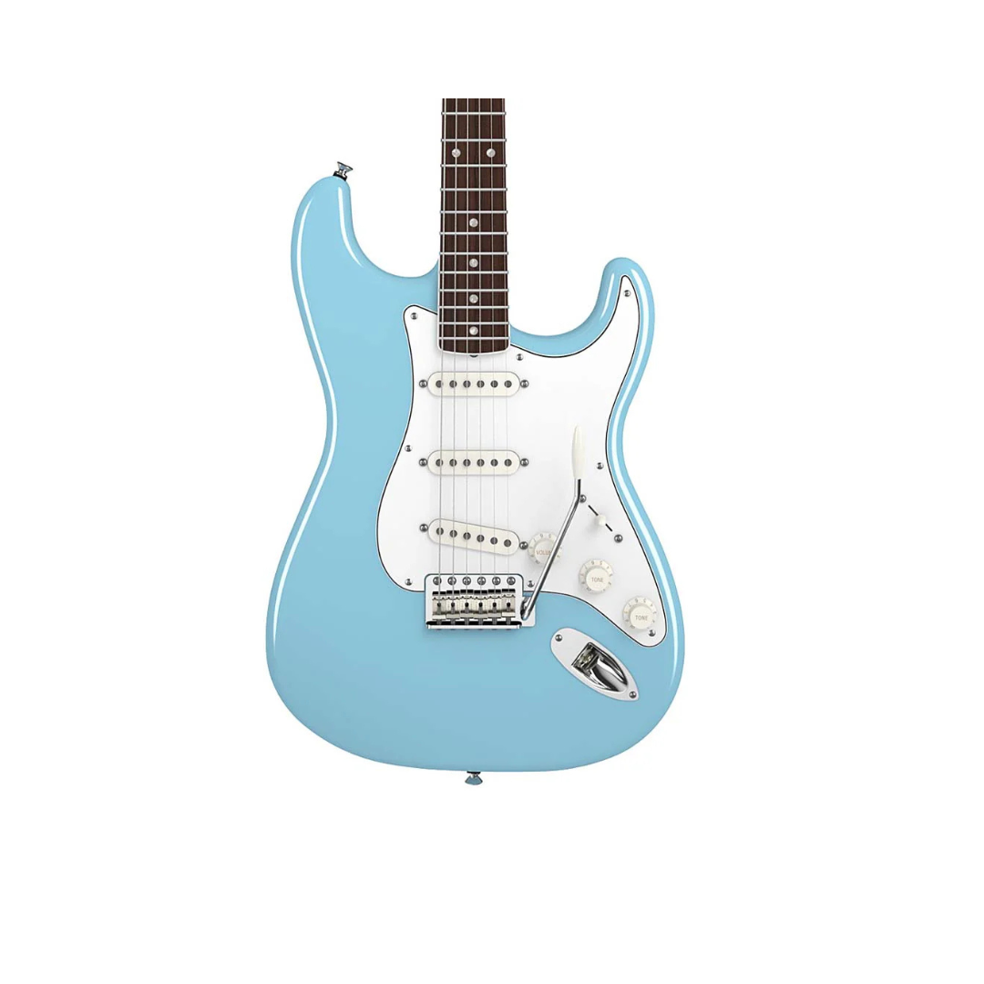 Fender Artist Eric Johnson Stratocaster Electric Guitar – Rosewood Fingerboard, Tropical Turquoise with Vintage-Style Single-Coil Pickups