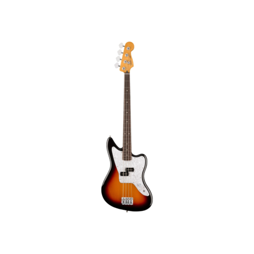 Fender Mark Hoppus Jaguar Bass Guitar, RW FB, 3-Color Sunburst
