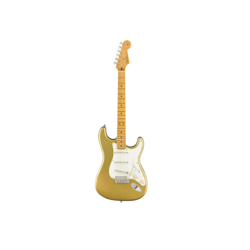 Fender Lincoln Brewster Signature Stratocaster Electric Guitar – Maple Fingerboard, Aztec Gold with Vintage-Style Single-Coil Pickups