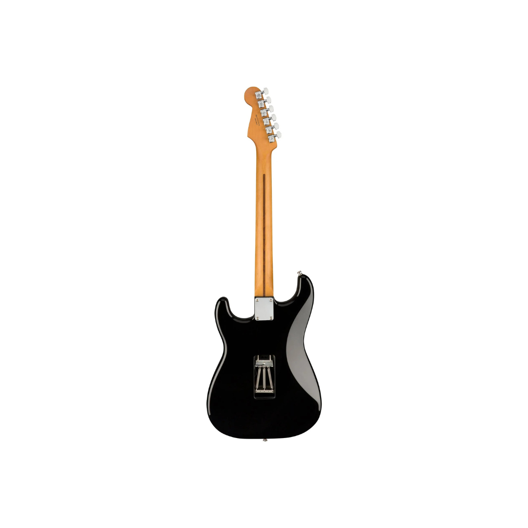 Fender Tom Morello Signature Stratocaster Electric Guitar – Black with High-Output Pickups and Locking Tremolo