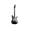 Fender Tom Morello Signature Stratocaster Electric Guitar – Black with High-Output Pickups and Locking Tremolo