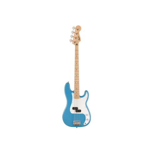 Squier Sonic Precision Bass Guitar w/White Pickguard, Maple FB, California Blue