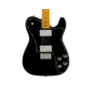 Fender American Vintage II ’75 Telecaster Deluxe Electric Guitar – Maple Fingerboard, Black with Wide-Range Humbucker Pickups