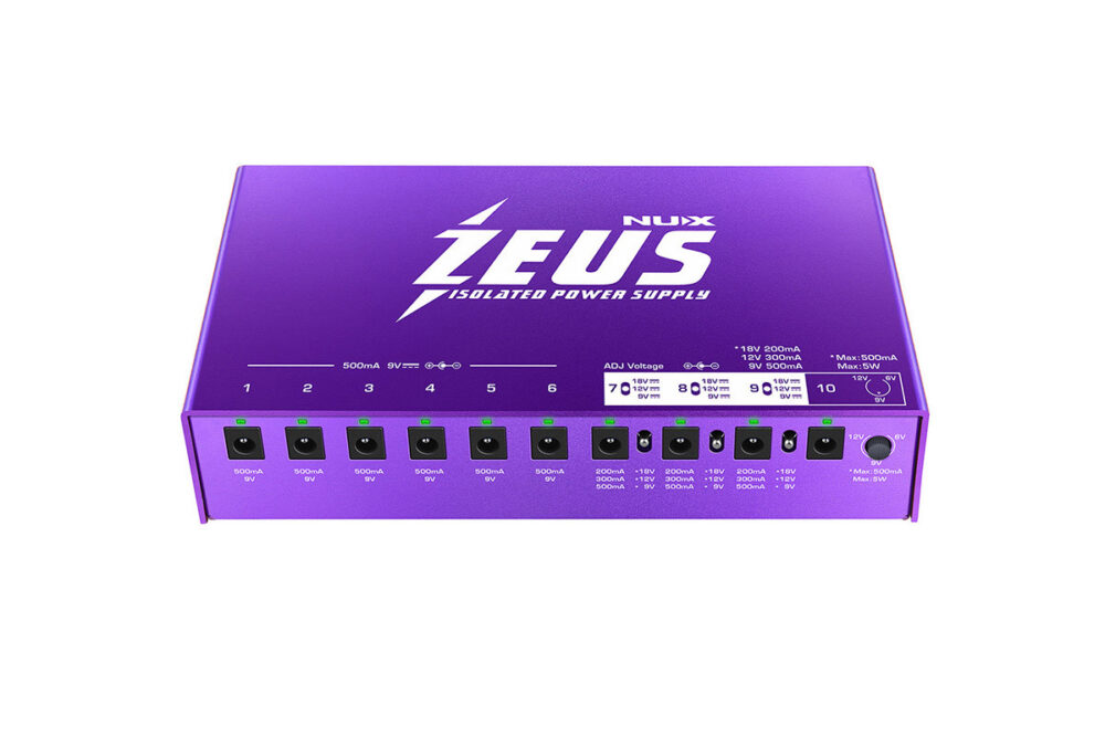 NUX ZEUS NIP-Z10 Guitar Pedal Isolated Power Supply