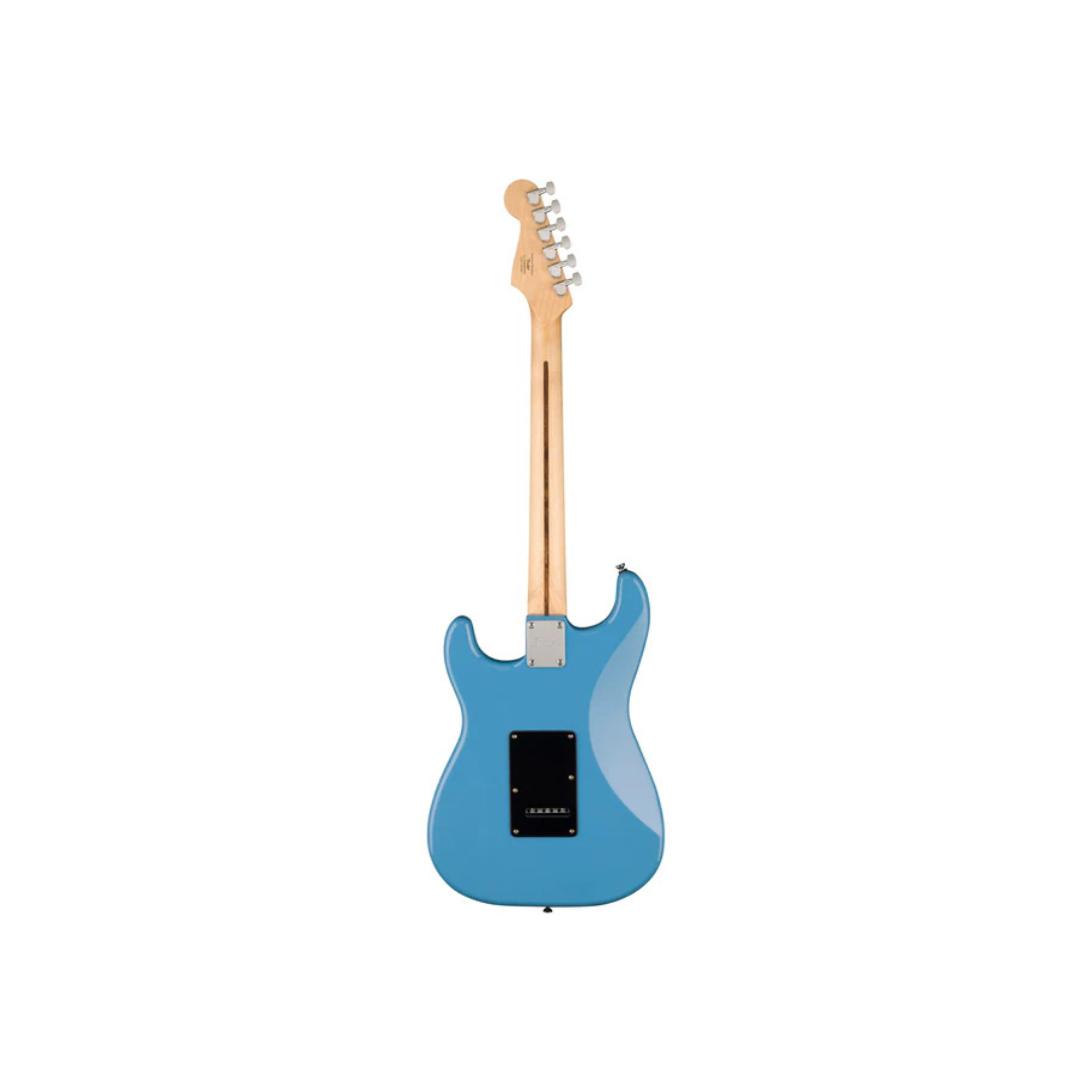 Squier Sonic Stratocaster Electric Guitar w/Black Pickguard, Laurel FB, California Blue
