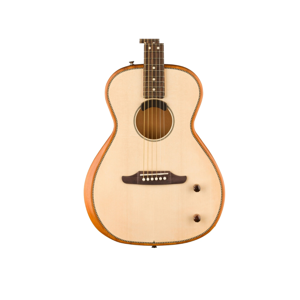 Fender Highway Series Parlor Acoustic Guitar w/Bag, RW FB, Natural