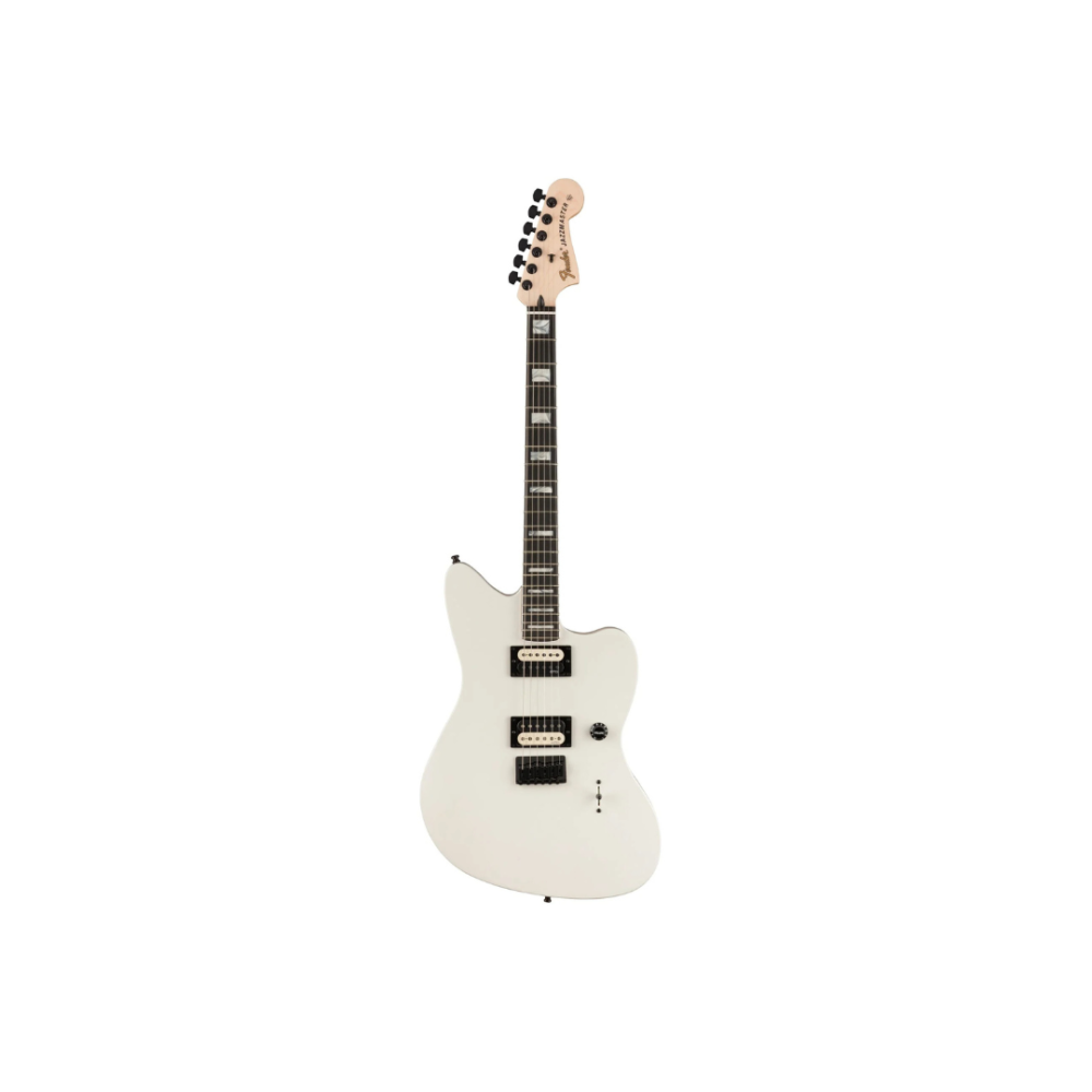 Fender Jim Root Signature Jazzmaster V4 Electric Guitar – Arctic White with Active EMG Pickups and Modern Hardware