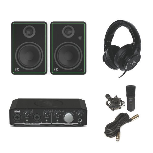Mackie EM91C + Onyx Producer 2•2 + CR5-X + MC150 – Gaming & Streaming Bundle
