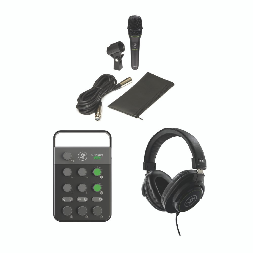 Mackie M•Caster Live Content Creation Bundle