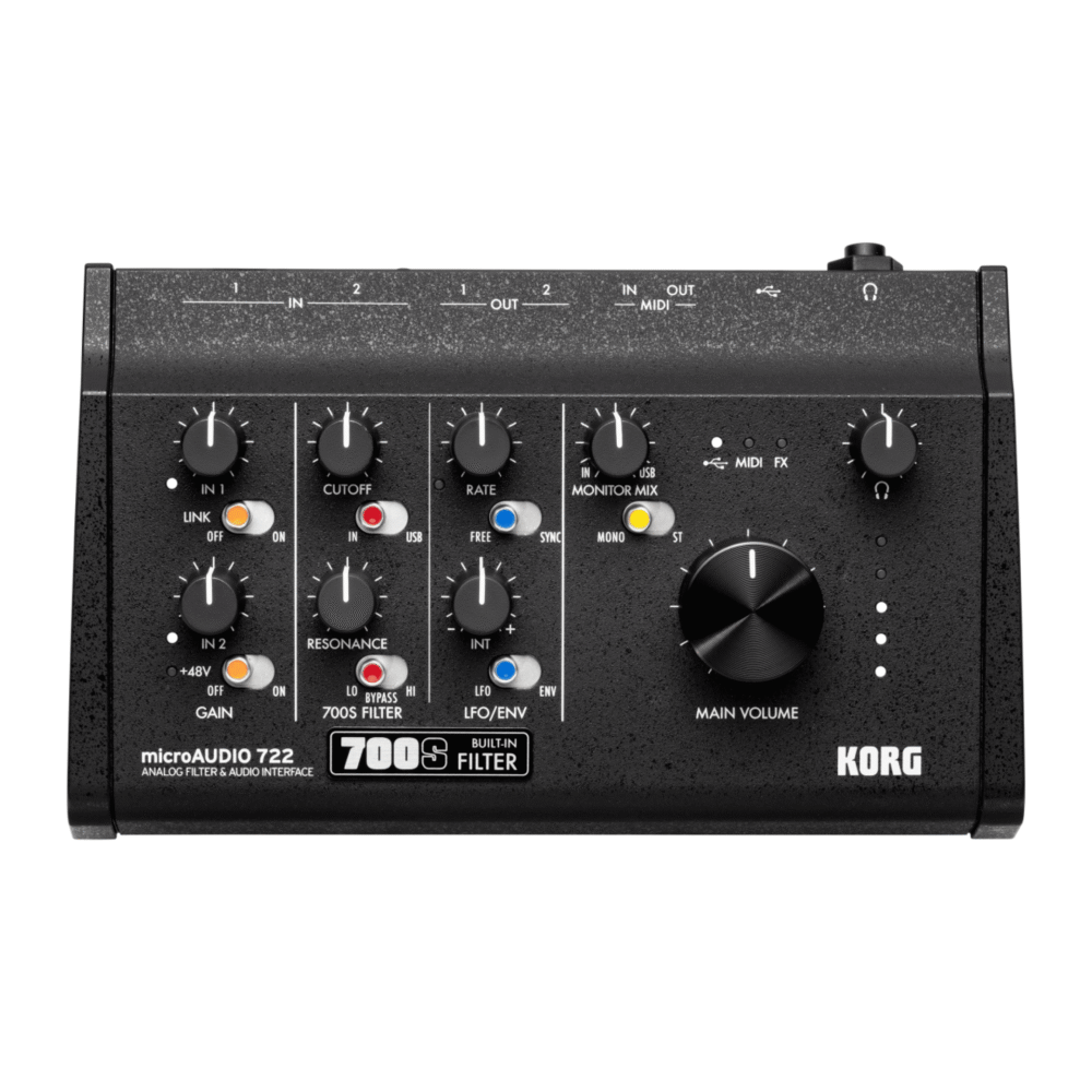 Korg microAUDIO 722 Audio Interface for home studio recording