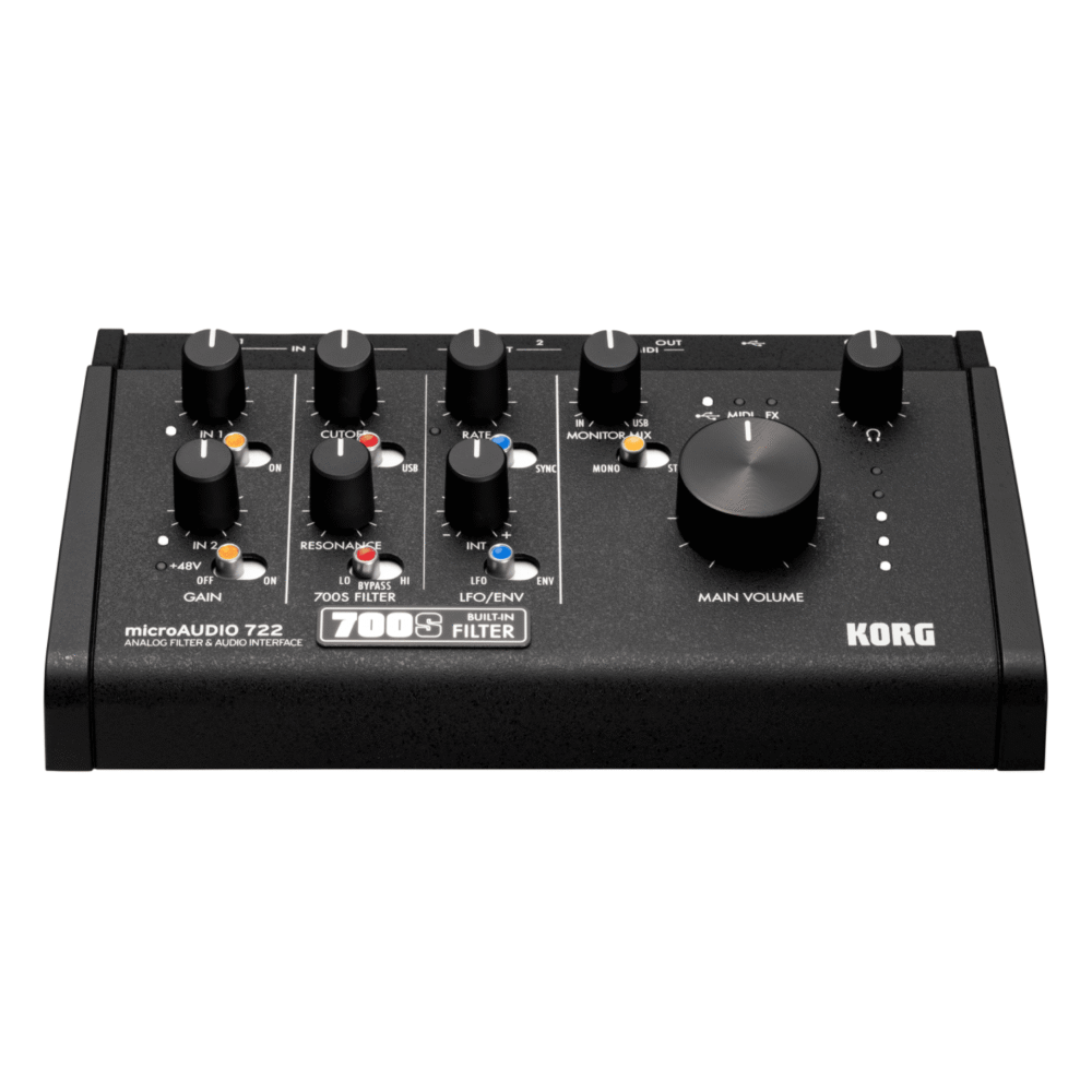 Korg microAUDIO 722 Audio Interface for home studio recording