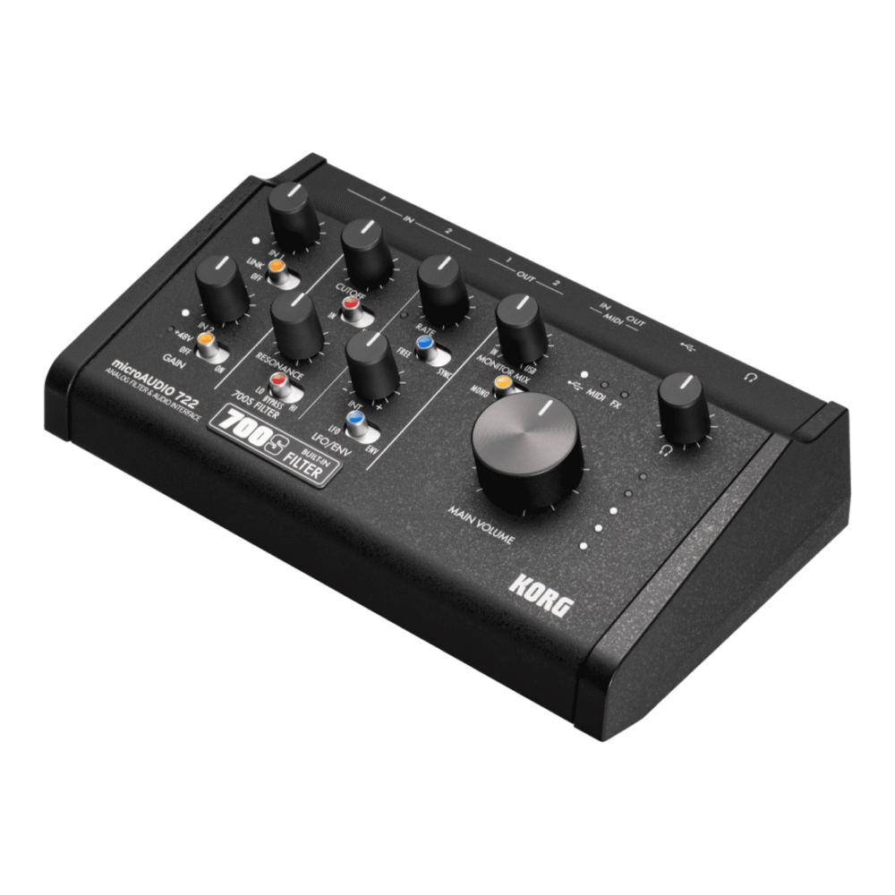 Korg microAUDIO 722 Audio Interface for home studio recording